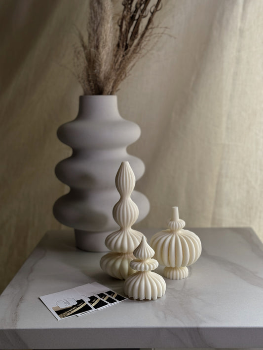 Skulpturale Dekokerze No.1