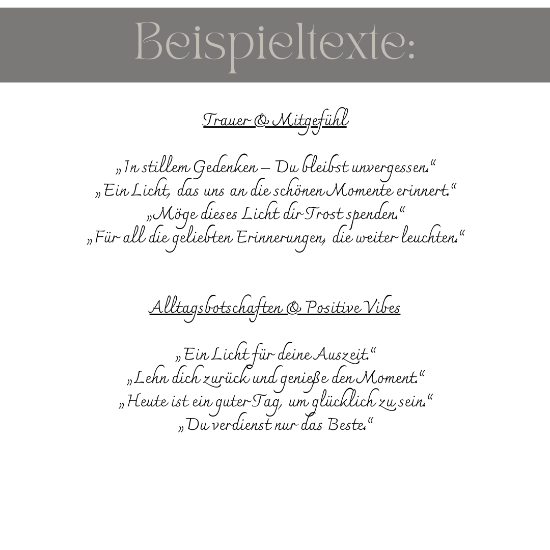 Harmonia Licht - Personalisiert