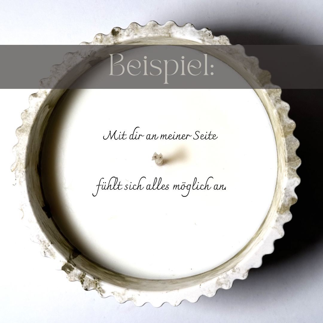 Agape Kerze - Personalisiert