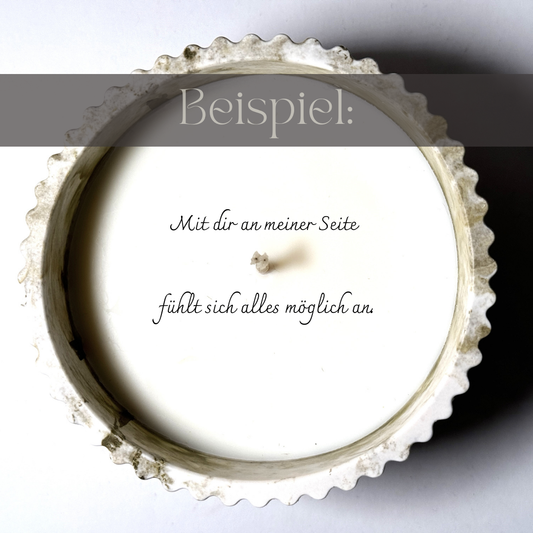 Agape Kerze - Personalisiert